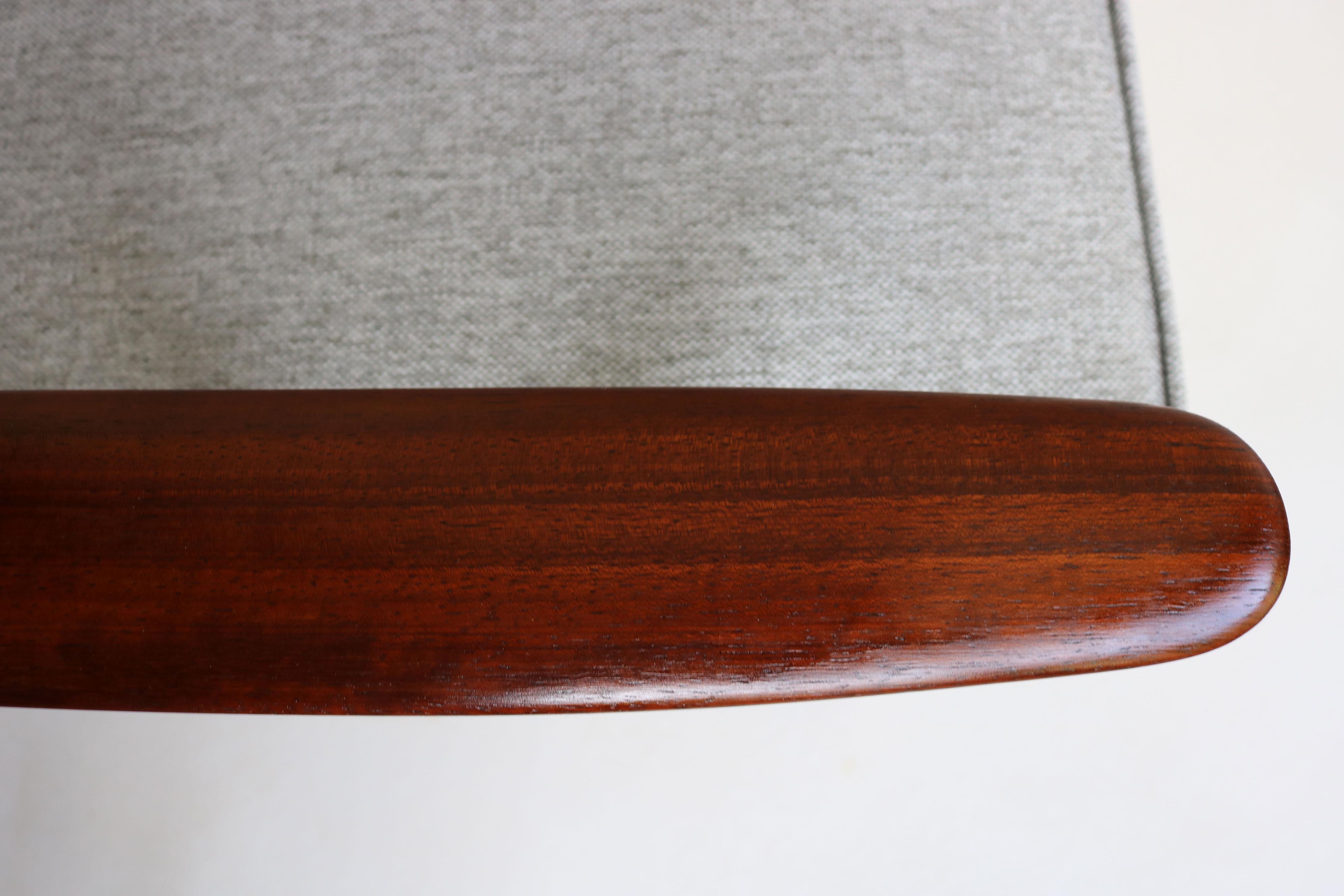 Divano vintage di design olandese in teak di De Ster Gelderland Mid-Century Modern 1950 in vendita 5