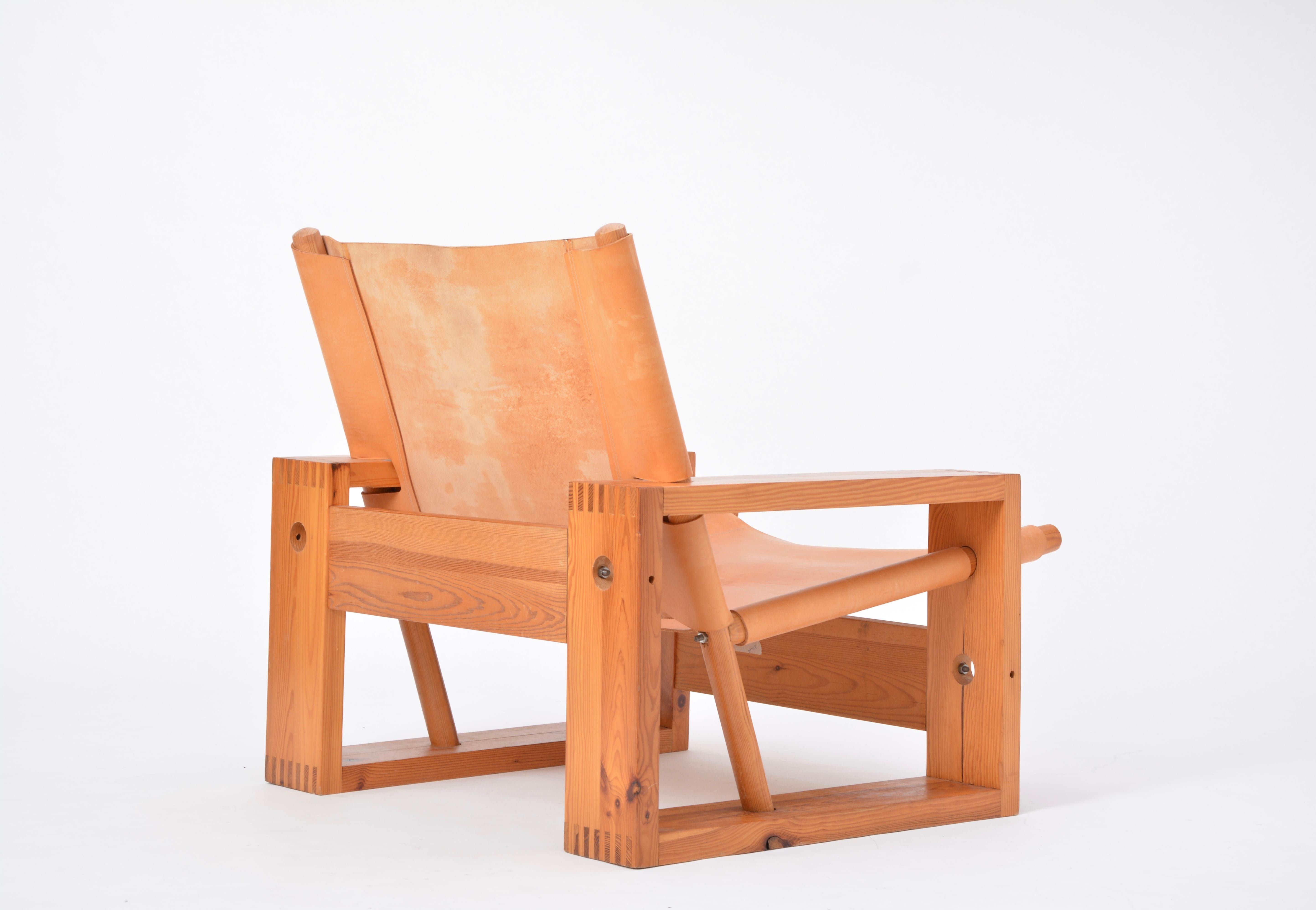 Dutch Mid-Century Modern Easy Chair designed by Ate Van Apeldoorn (Leder)