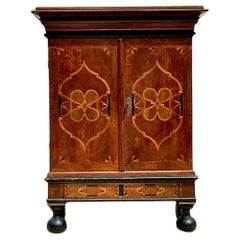 Vintage Dutch Inlay Cabinet