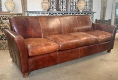 Vintage Dutch Leather Sofa