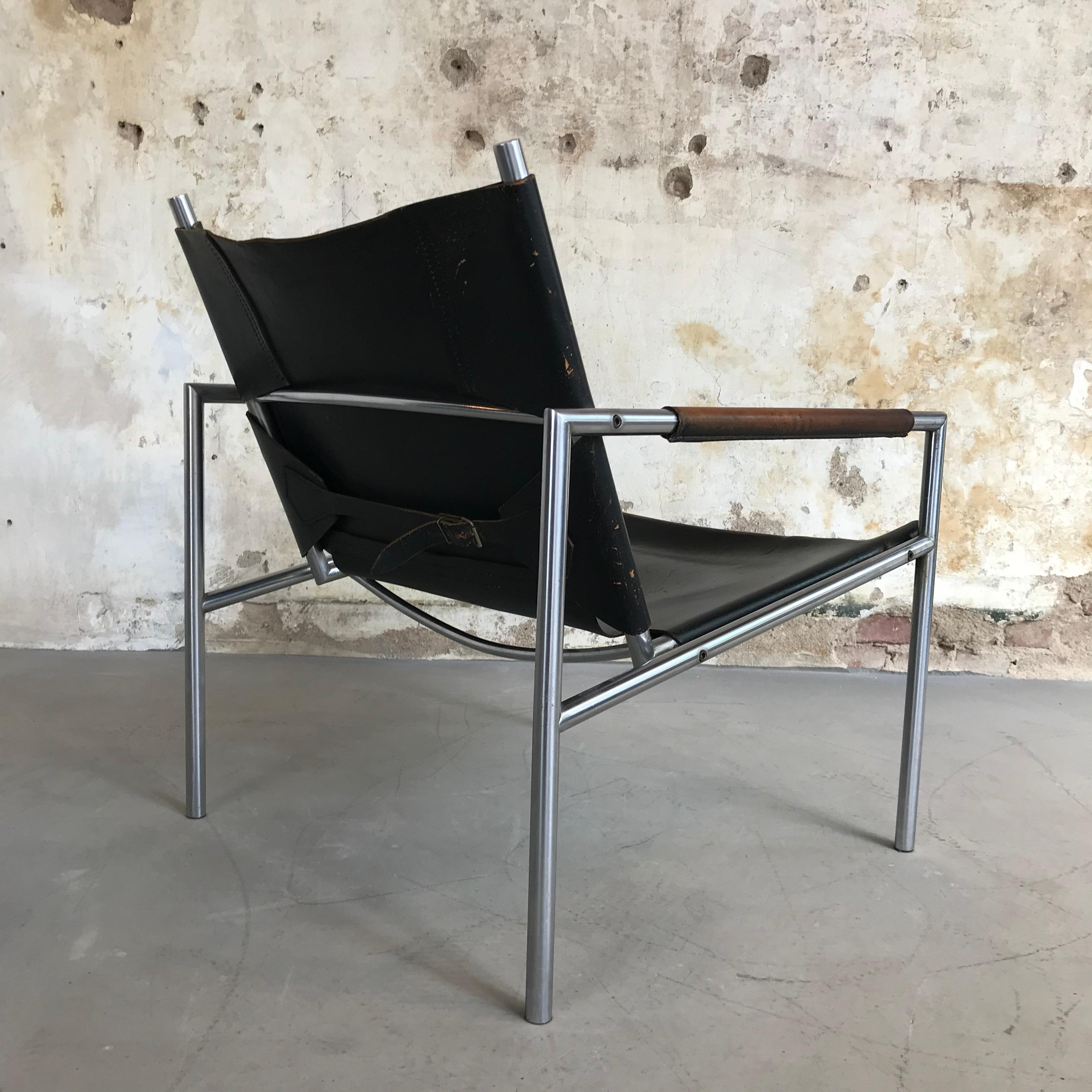 Vintage Dutch Lounge Chair Sz02 by Martin Visser for ‘T Spectrum, 1960 In Good Condition In Enschede, NL