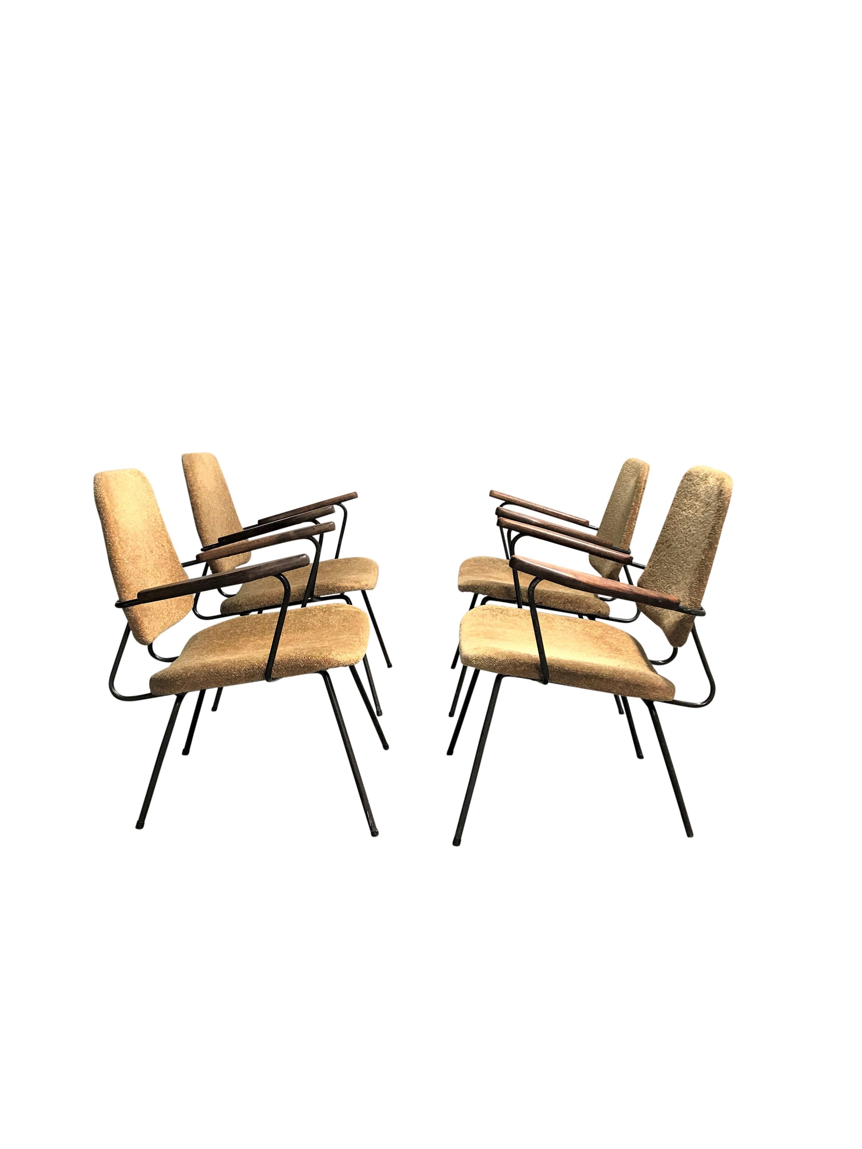 Vintage Dutch Lounge Chairs, 1950s In Excellent Condition In HEVERLEE, BE