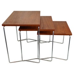 Vintage Dutch Nesting Tables by Brabantia, 1960’s