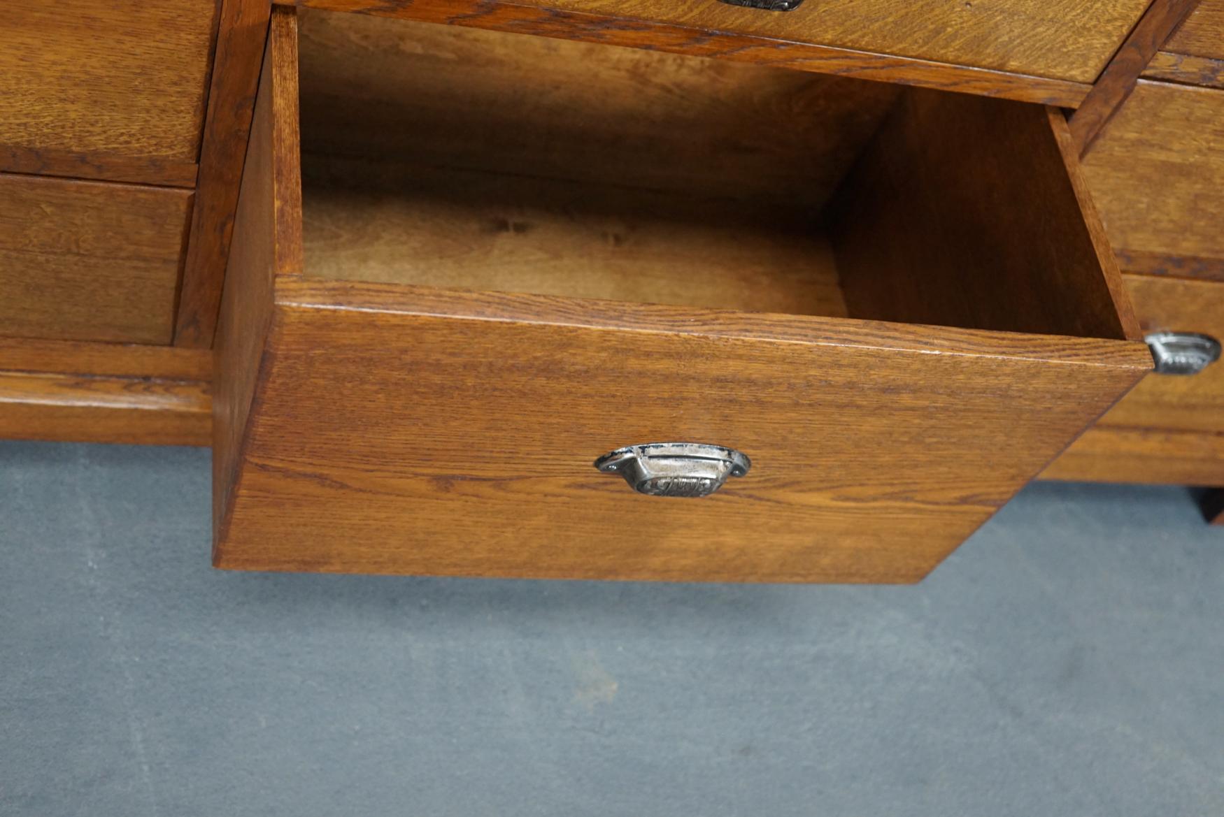 Vintage Dutch Oak Apothecary Cabinet, 1930s 5
