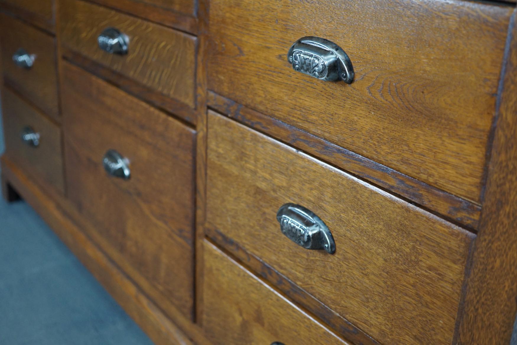 Vintage Dutch Oak Apothecary Cabinet, 1930s 8