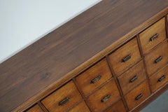 Vintage Dutch Oak Apothecary Cabinet, 1930s