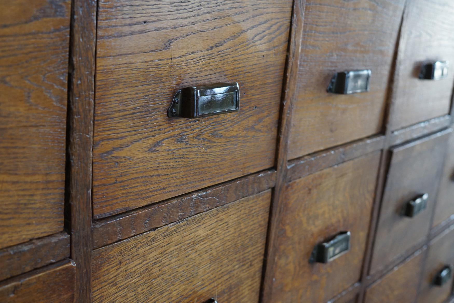 Vintage Dutch Oak Apothecary Cabinet, 1930s 4