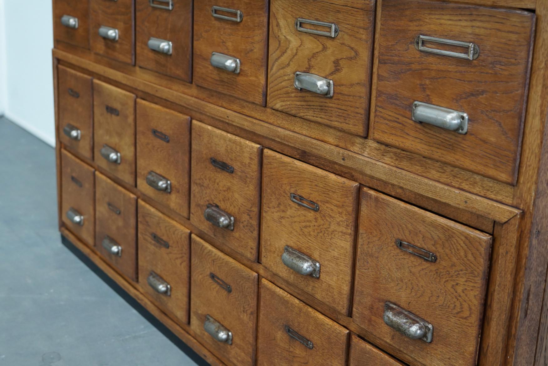 Vintage Dutch Oak Apothecary Cabinet, 1940s 8