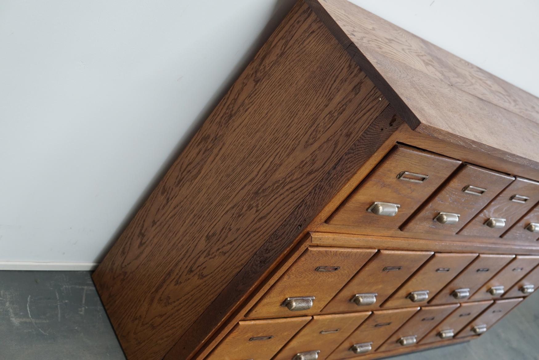 Vintage Dutch Oak Apothecary Cabinet, 1940s 9