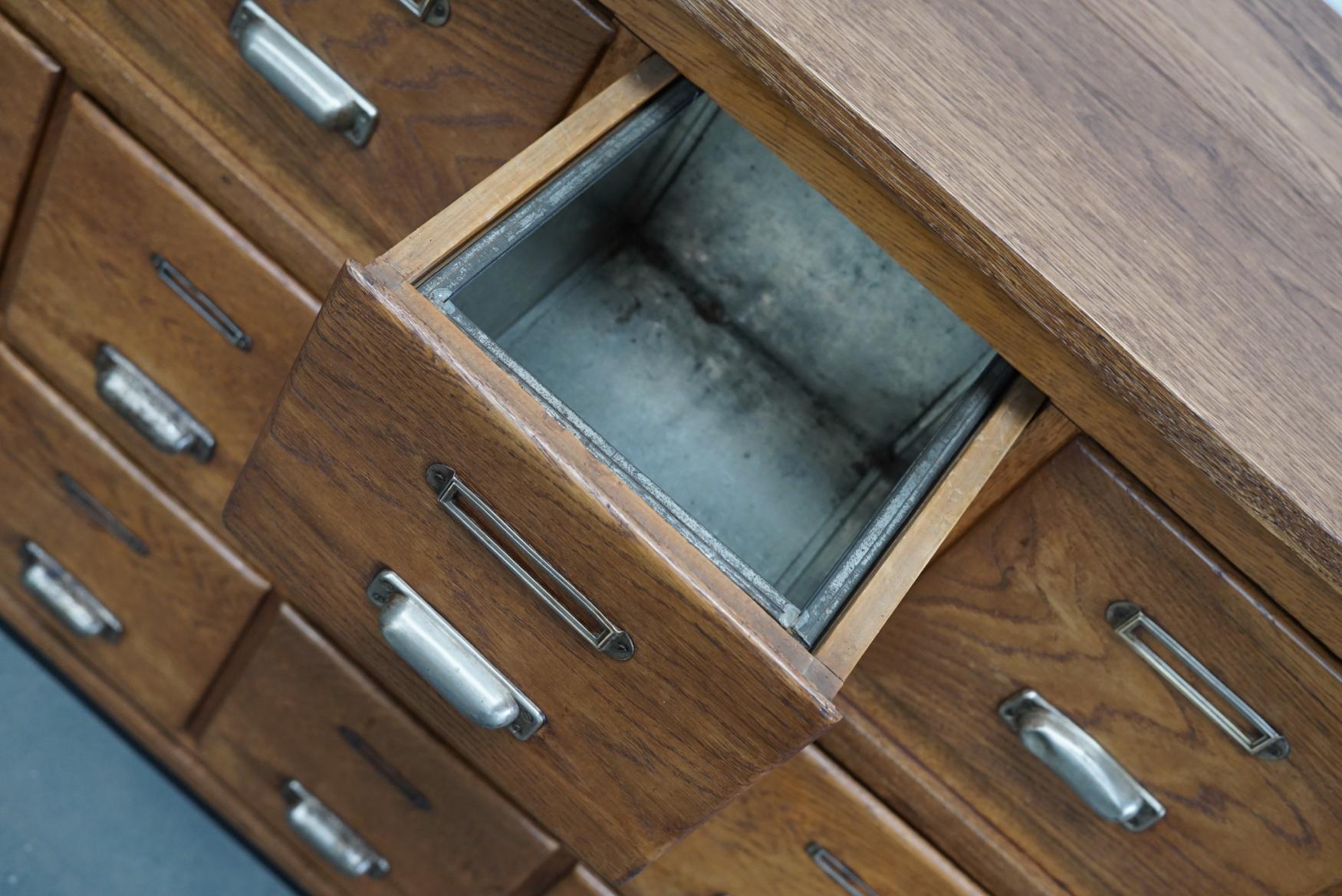 Vintage Dutch Oak Apothecary Cabinet, 1940s 11