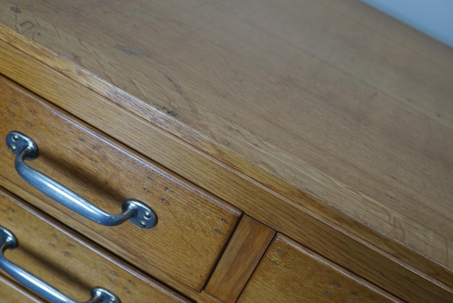 Vintage Dutch Oak Apothecary Cabinet, 1950s 14