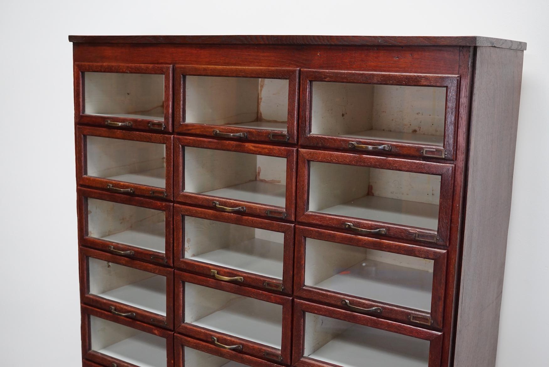 vintage haberdashery cabinet