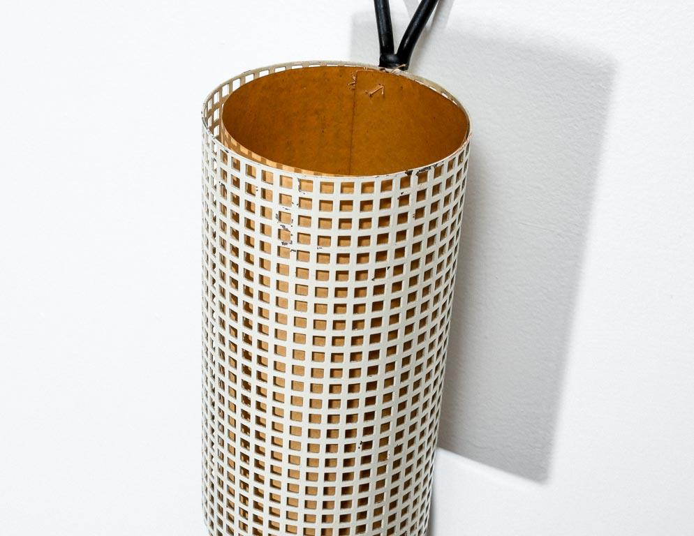 Mid-Century Modern Vintage Dutch Perforated Sconce by Pilastro