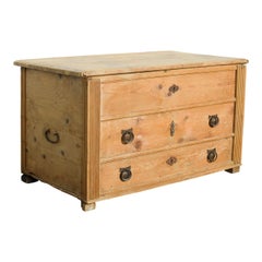 Cassapanca in pino olandese vintage