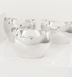 Vintage Dutch Sterling Silver Set Of Six Bon Bon Dishes Bowls 1970's