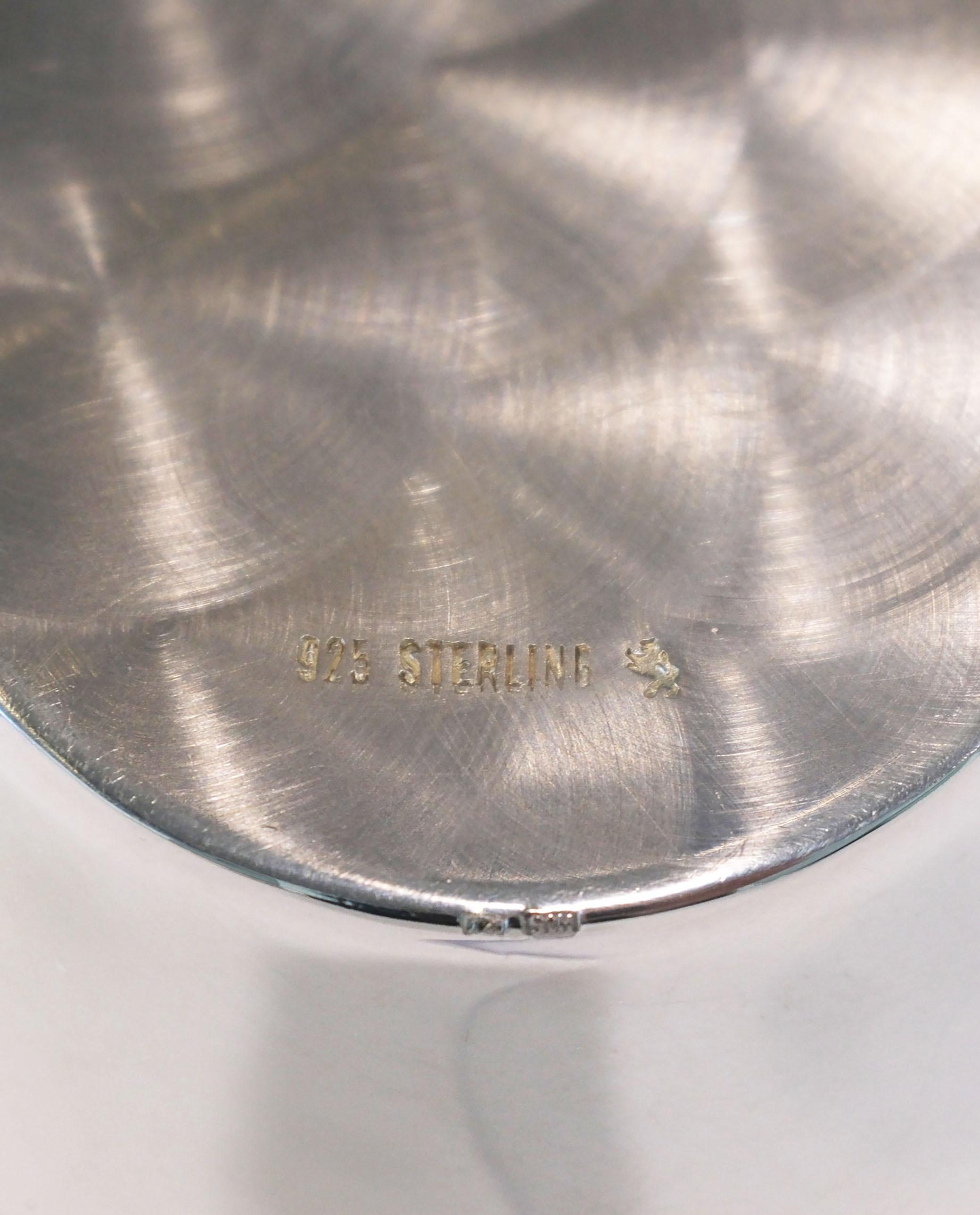 Vintage Dutch Sterling Silber Satz von sechs Bon Bon Dishes Schalen 1970er Jahre im Zustand „Gut“ im Angebot in Norwich, GB
