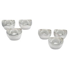Vintage Dutch Sterling Silver Set Of Six Bon Bon Dishes Bowls 1970’s