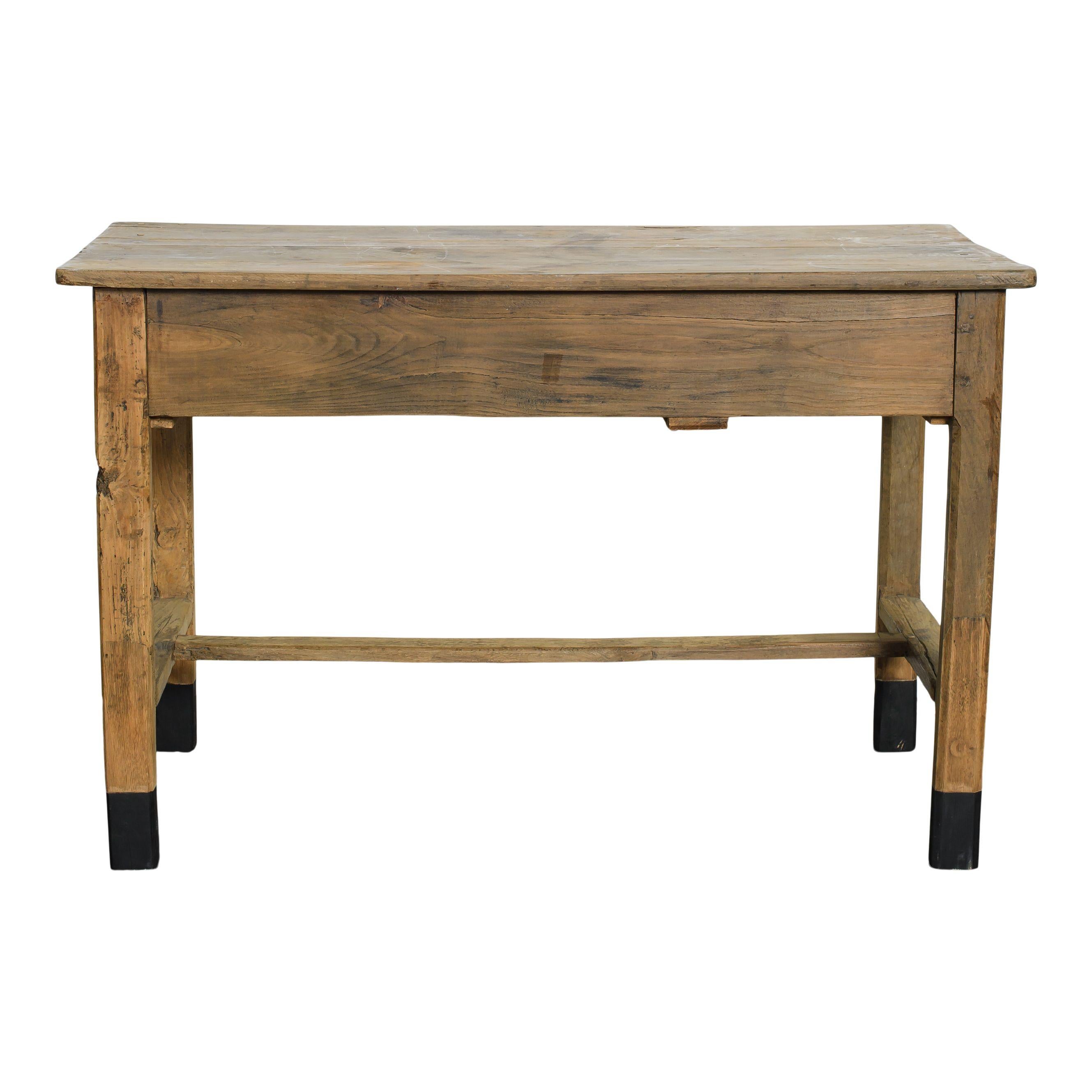 Mesa Holandesa Vintage De Madera Con Cajones en venta 1