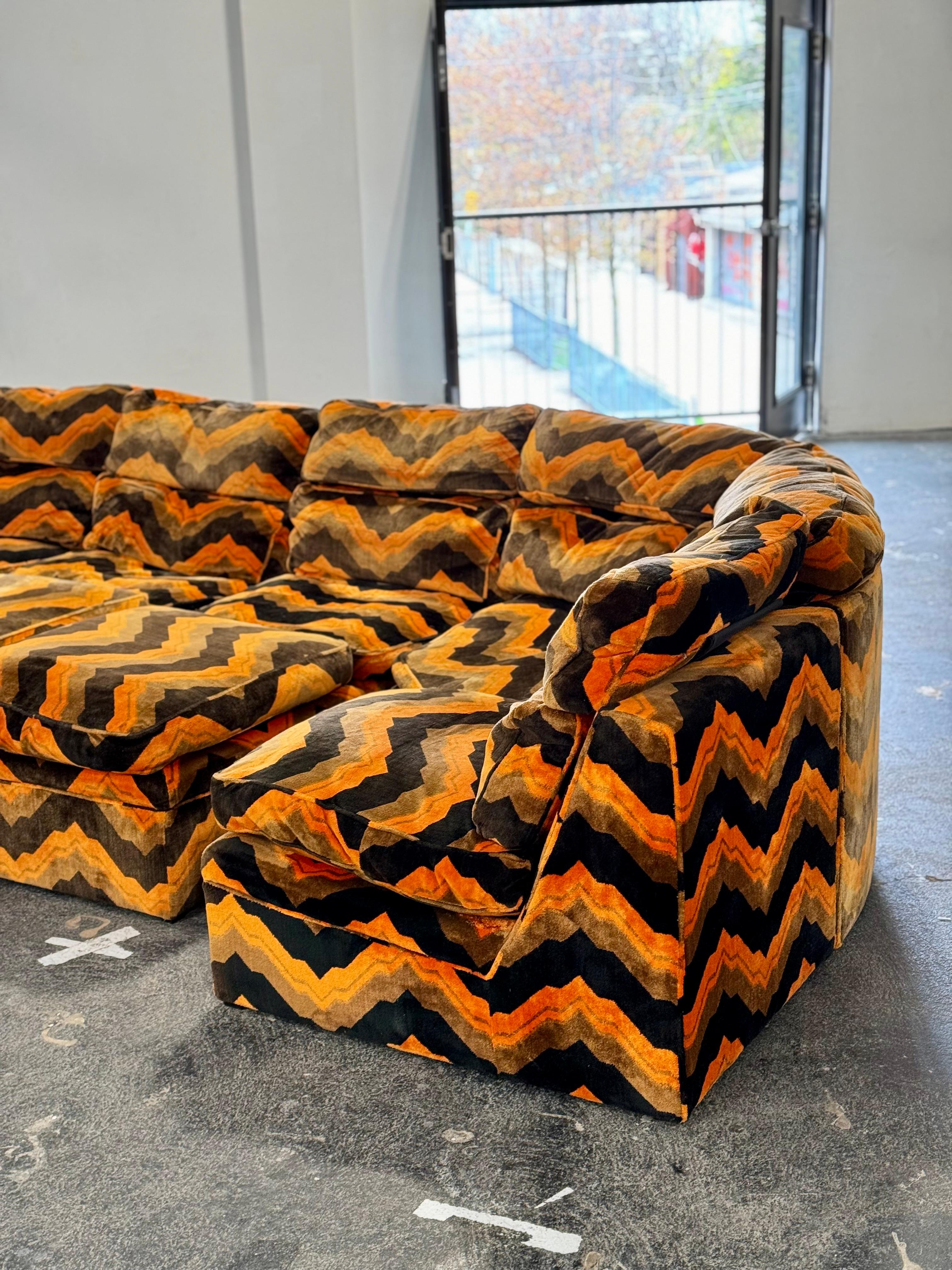 Vintage DUX of Sweden Modular Sofa For Sale 1
