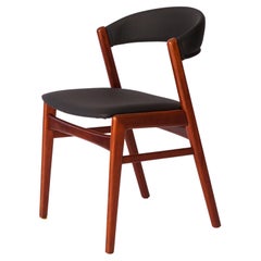 Vintage DUX ‘Ribbon Back’ Dining Chair  1960s Swedish Design  Teak & Skai