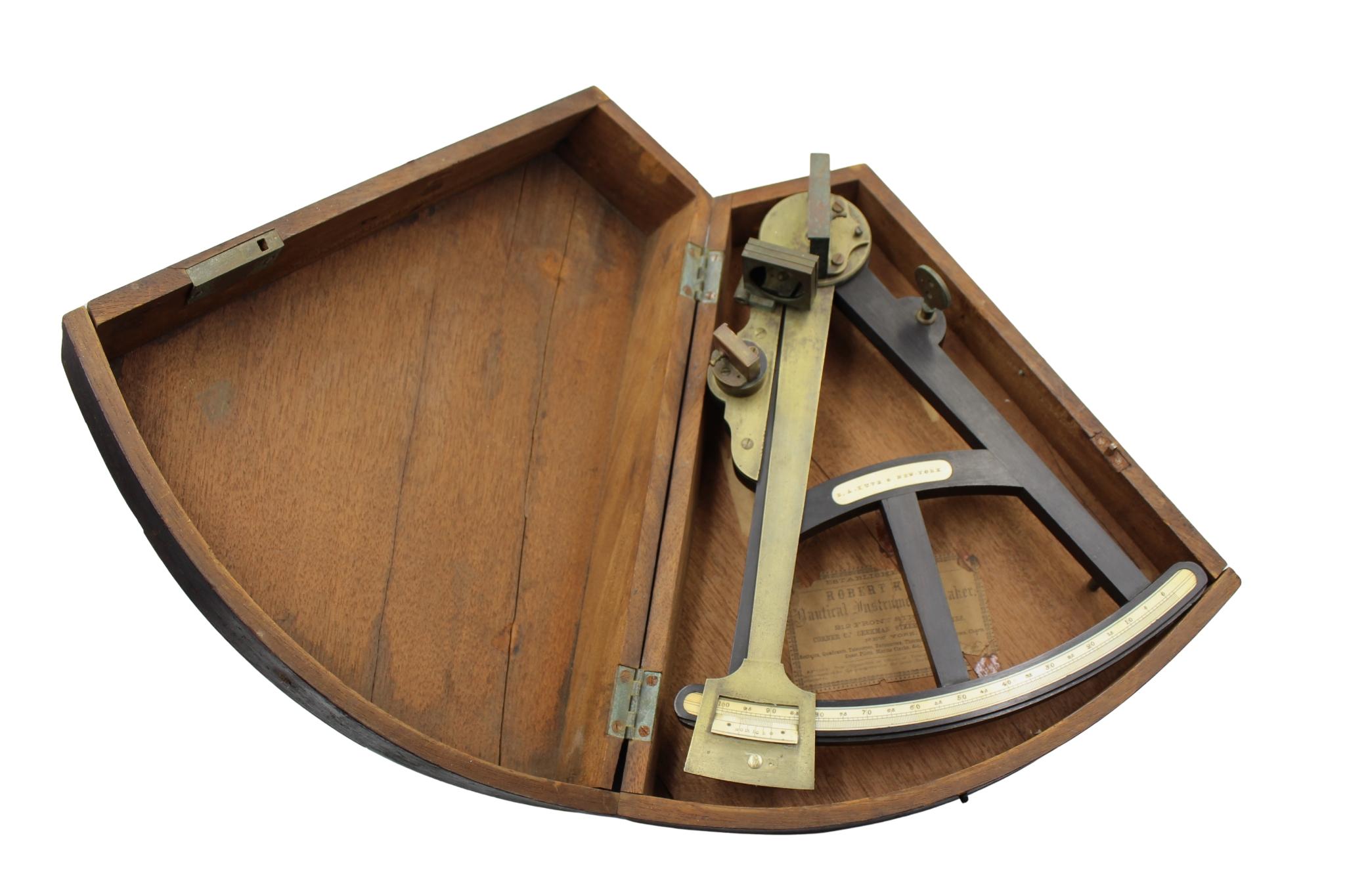 Vintage E. A. Kutz Cased Sextant, 19th Century For Sale 6