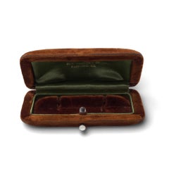 Vintage E & Co. Boîte de présentation pour boutons de manchette, début du 20e siècle
