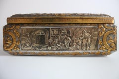 Vintage E Otto Scmidt Bisquit Tin Rustic 1979 Limited edition.