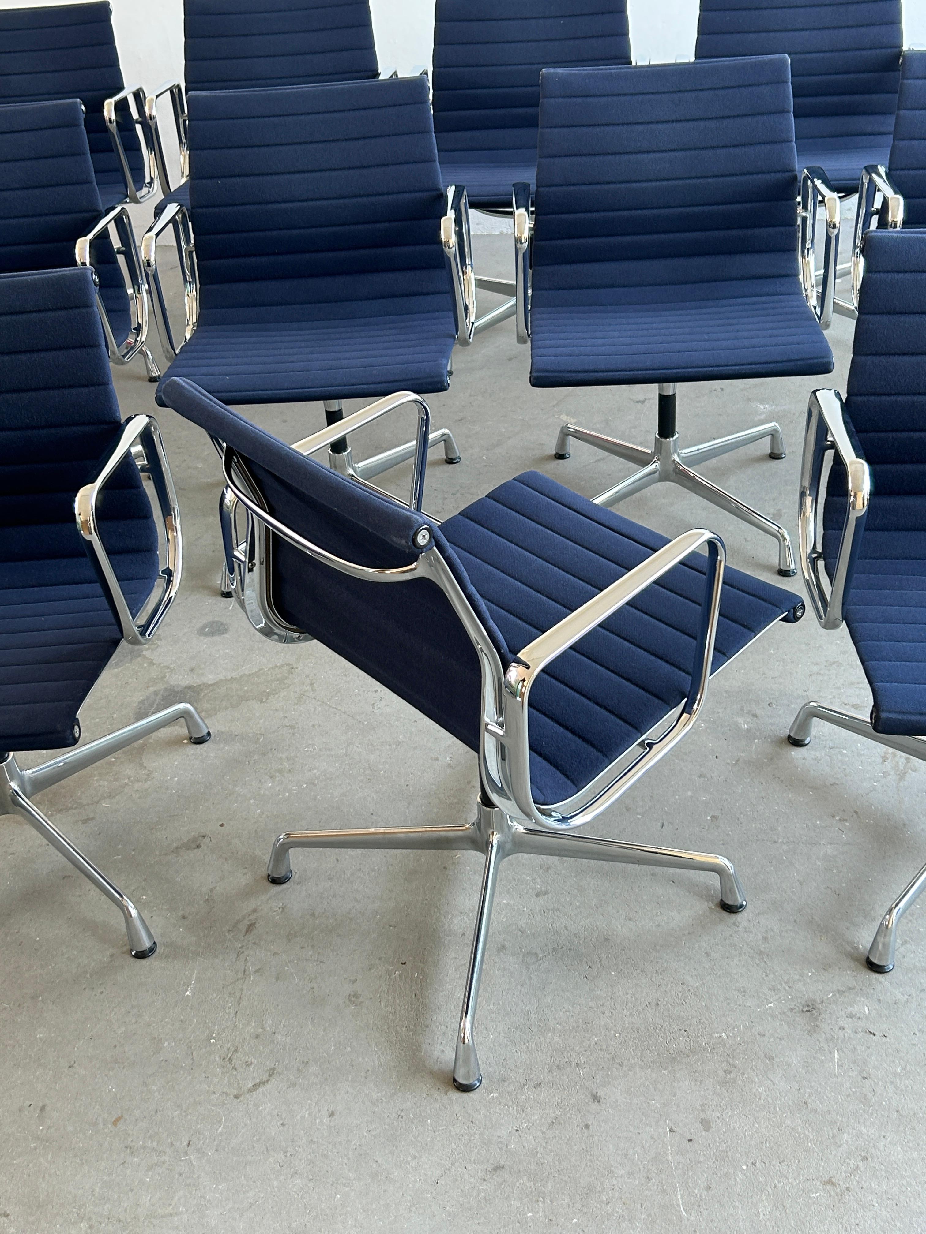 Vintage EA 108 Aluminium Desk Chairs by Charles & Ray Eames for Vitra, 1990s 4