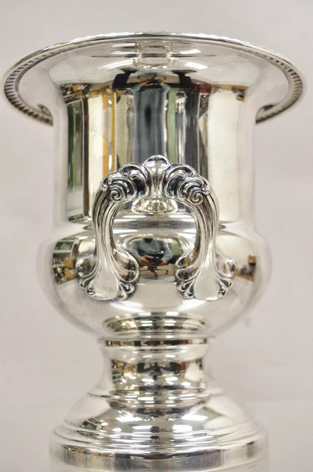 Vintage Eales Copa trofeo victoriana bañada en plata Cubitera enfriadora de champán Otro en venta