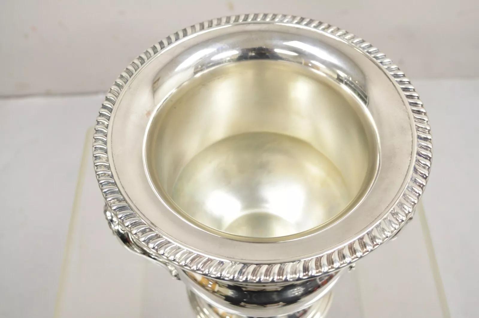 Vintage Eales Copa trofeo victoriana bañada en plata Cubitera enfriadora de champán en Bueno estado para la venta en Philadelphia, PA