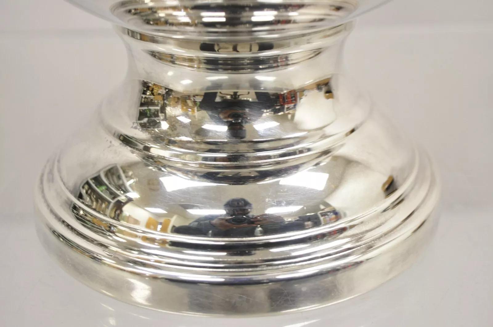 Vintage Eales Copa trofeo victoriana bañada en plata Cubitera enfriadora de champán en venta 1