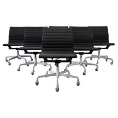 Vintage Eames Aluminum Group Management Chairs for Herman Miller - Set of 6