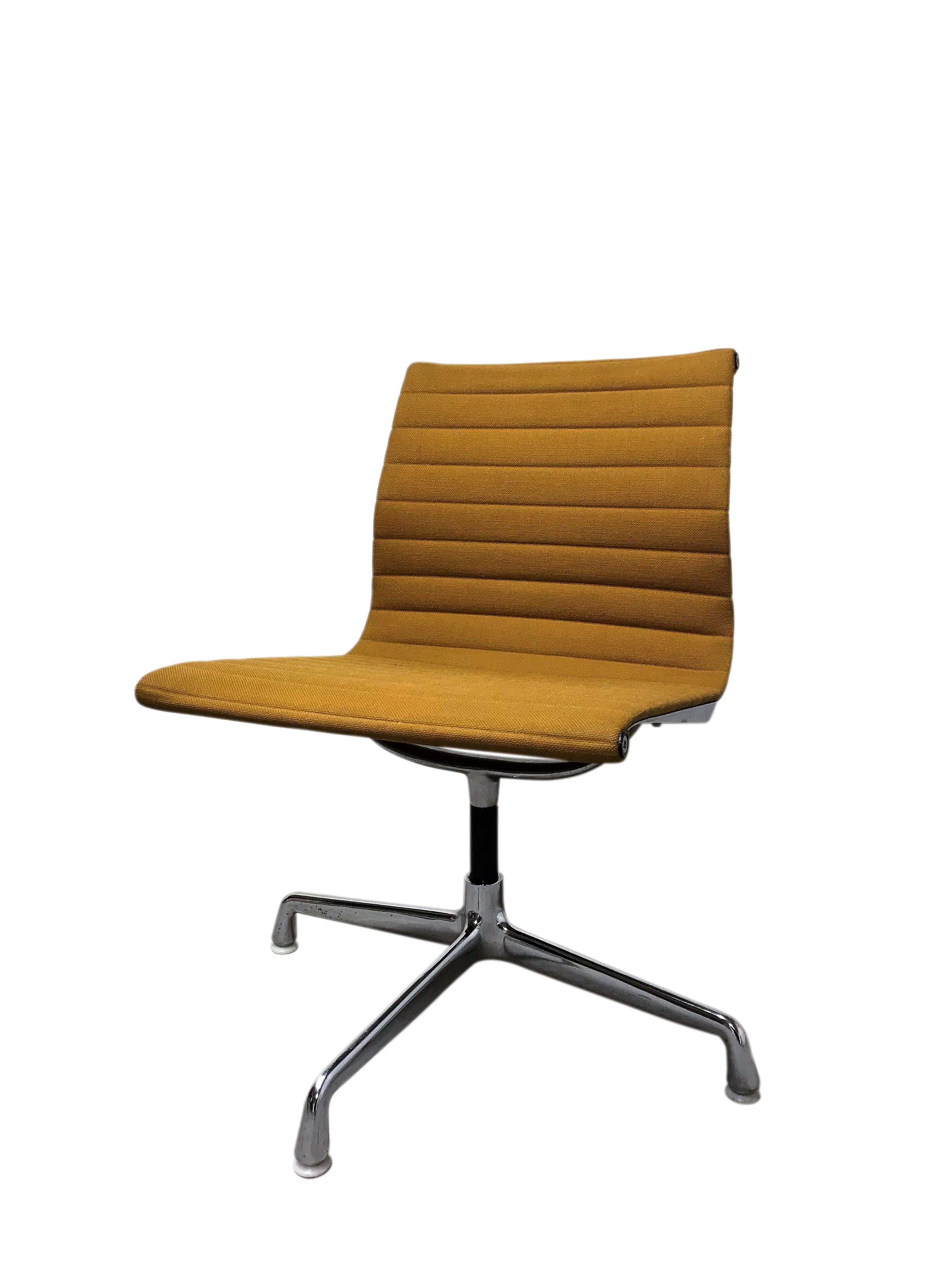 American Vintage Eames Desk Chair EA108 for Herman Miller, Yellow, 1970s