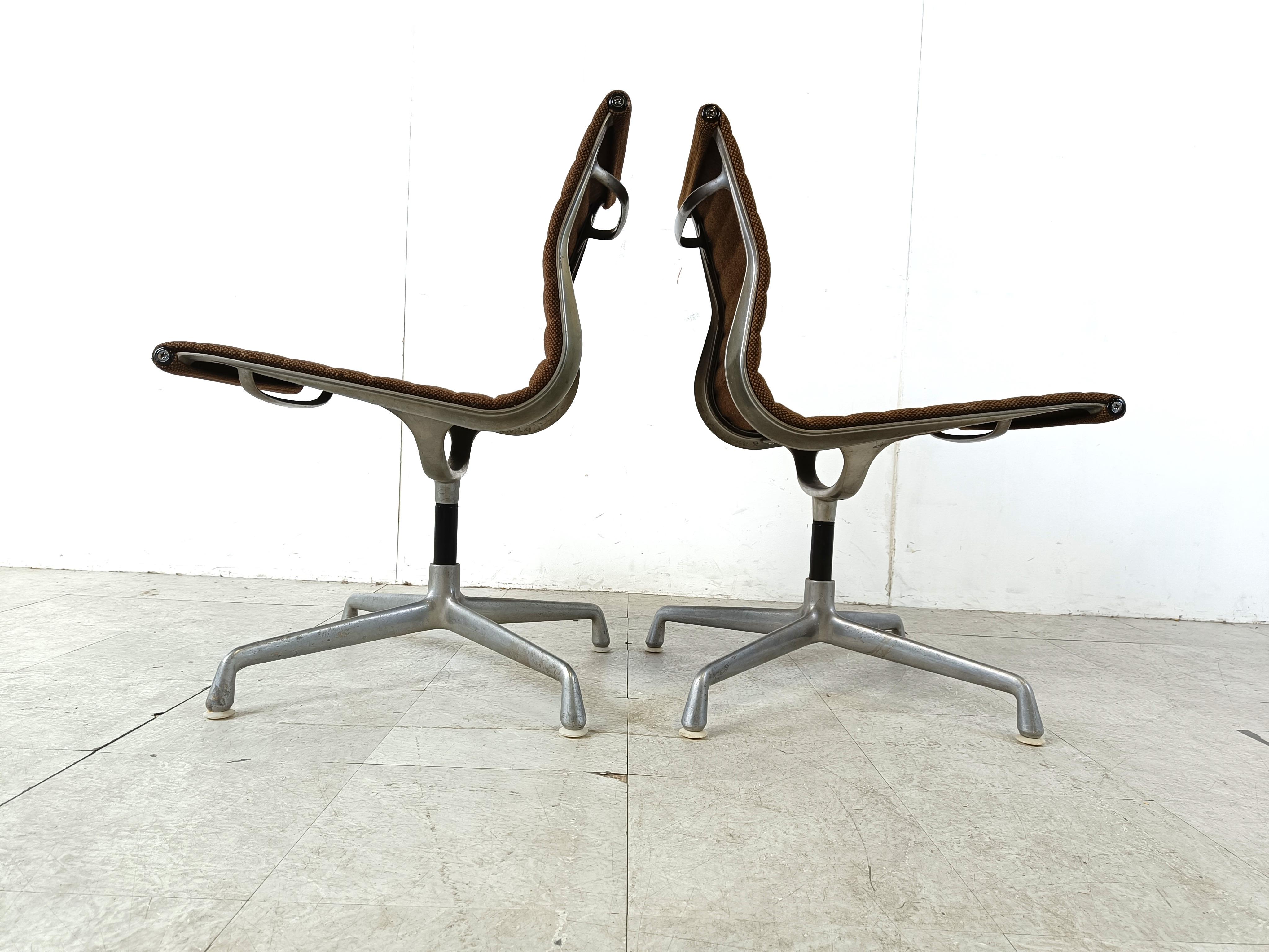 American Vintage eames desk chairs EA108 for herman miller, 1970s - set of 2 For Sale