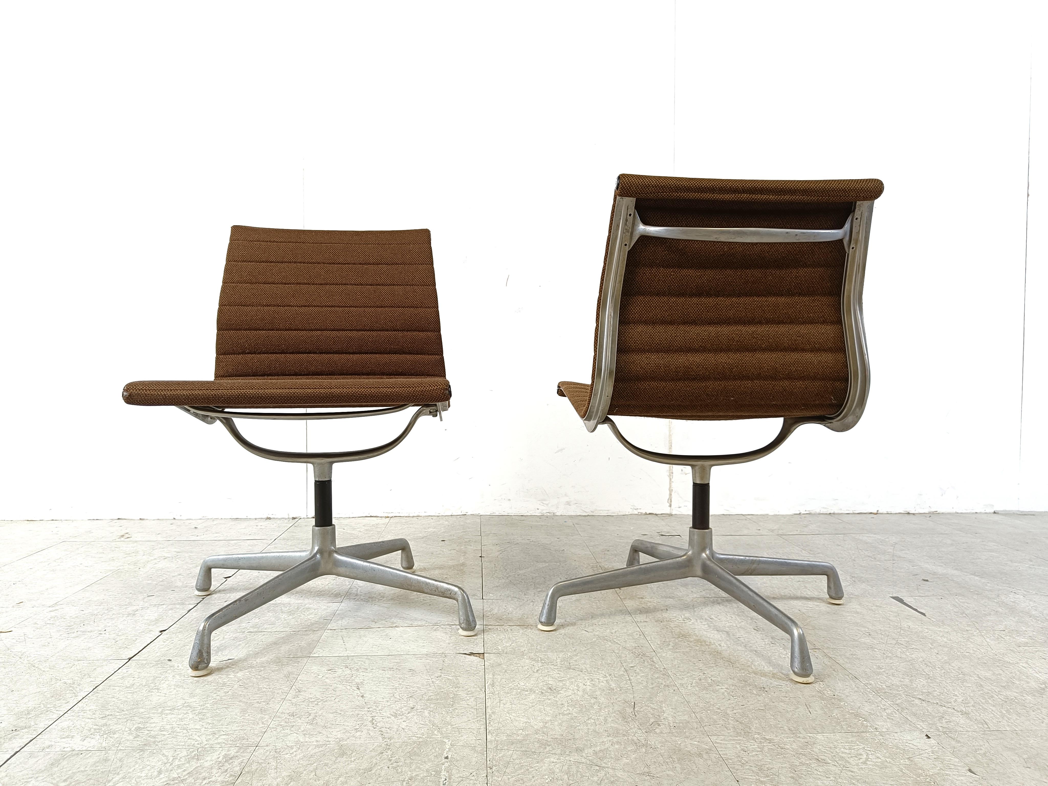Late 20th Century Vintage eames desk chairs EA108 for herman miller, 1970s - set of 2 For Sale