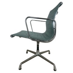 Vintage Eames Dining Chairs  Blue and Chrome Grade B (Chair c)