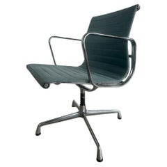 Vintage Eames Dining Chairs  Blue and Chrome Grade B (Chair d)