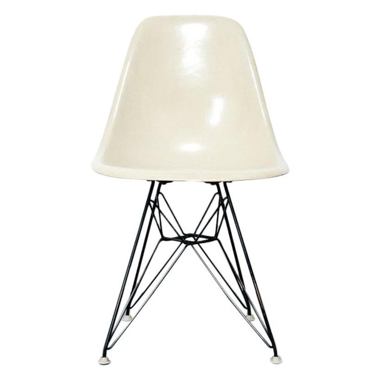 Vintage Eames Fiberglass Shell Chair For Sale at 1stdibs
