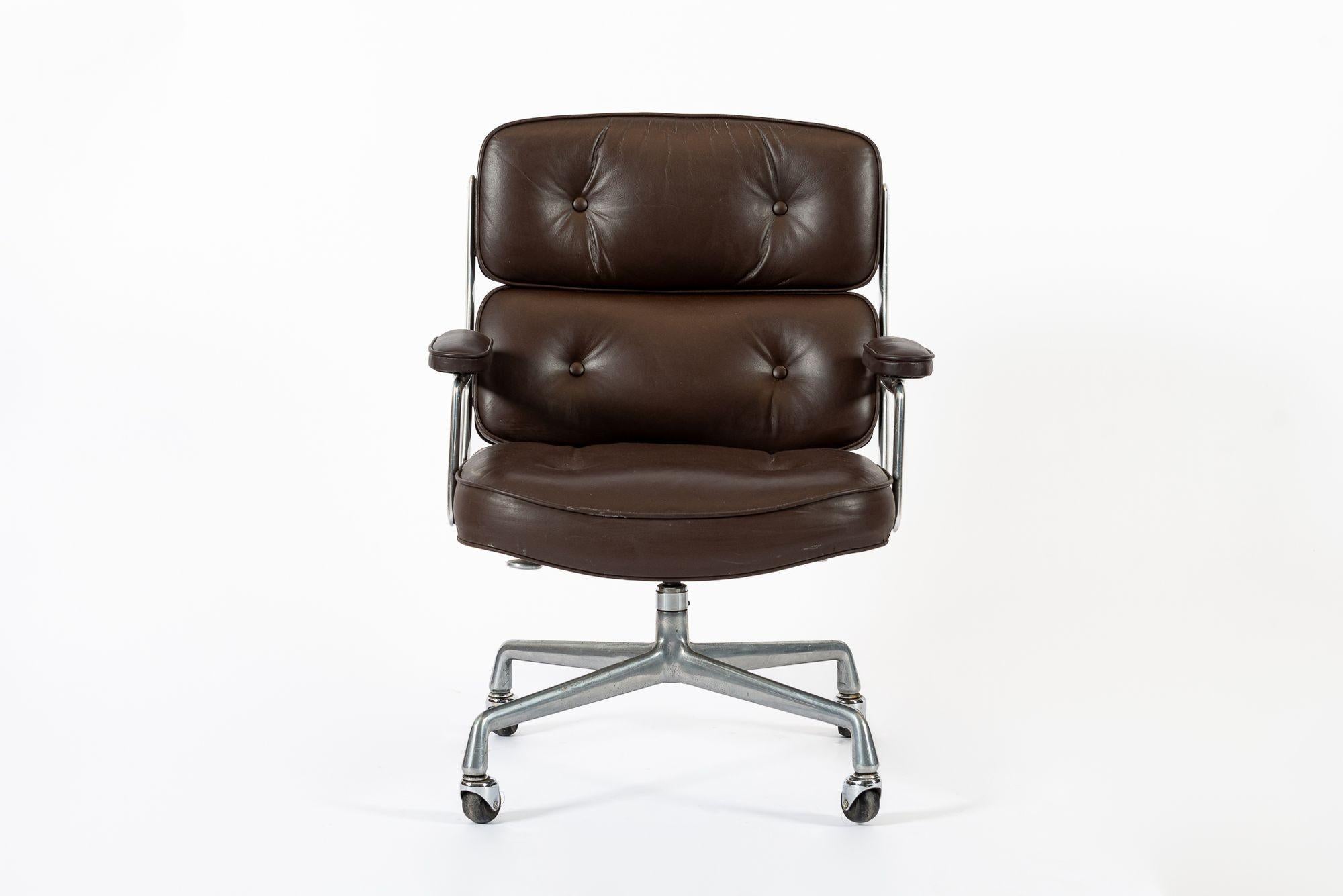 Vintage Eames für Herman Miller Time Life Brown Bürostuhl 1979 im Angebot 5