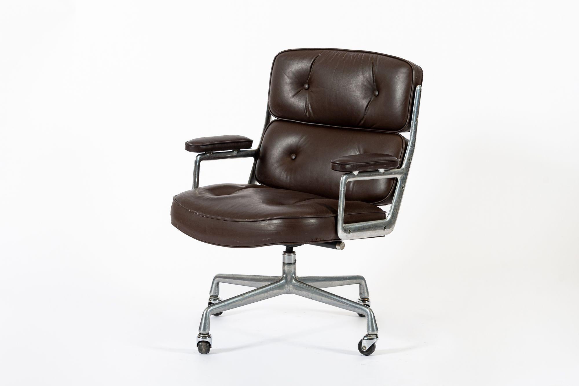Vintage Eames für Herman Miller Time Life Brown Bürostuhl 1979 im Angebot 6