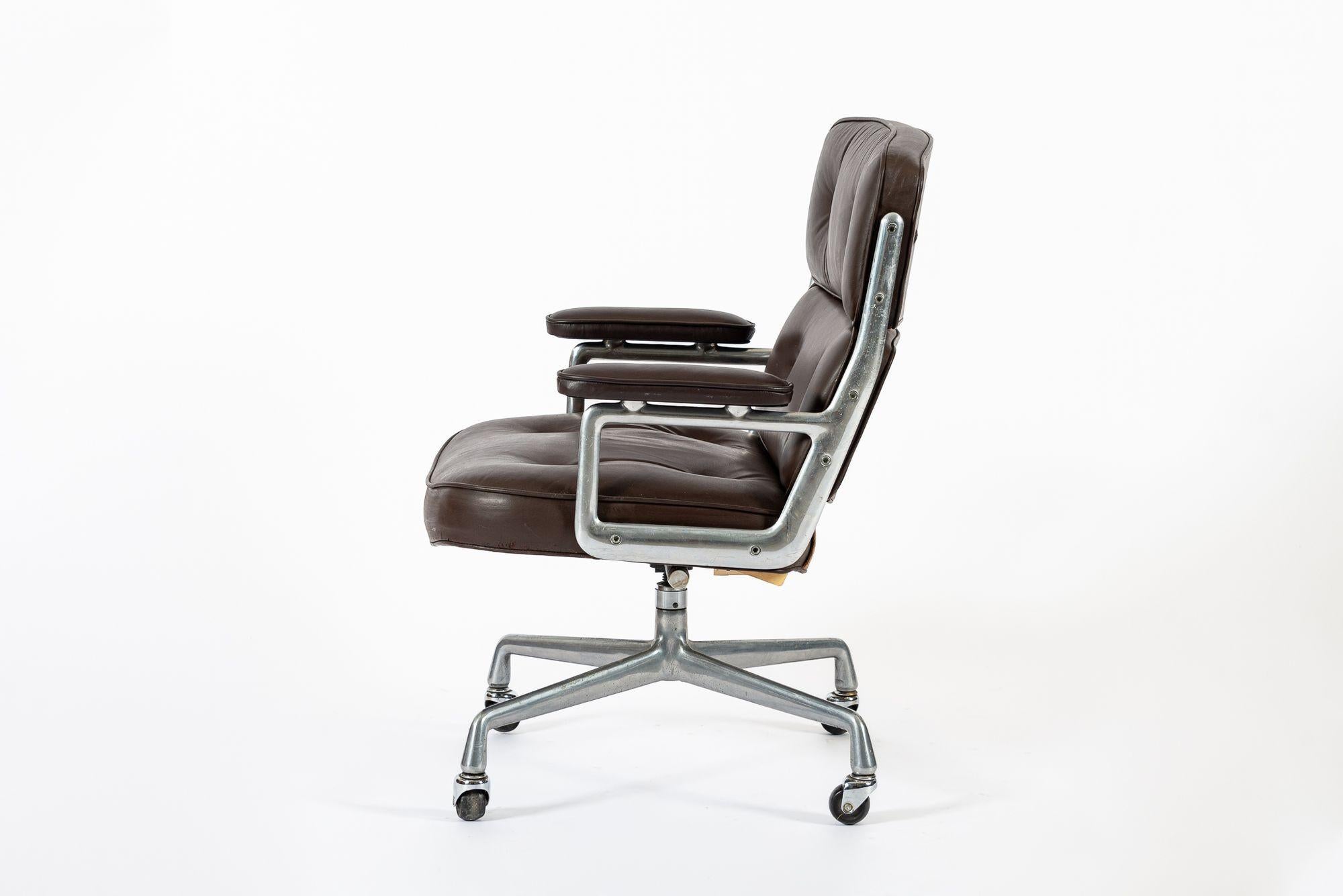 Vintage Eames für Herman Miller Time Life Brown Bürostuhl 1979 im Angebot 7