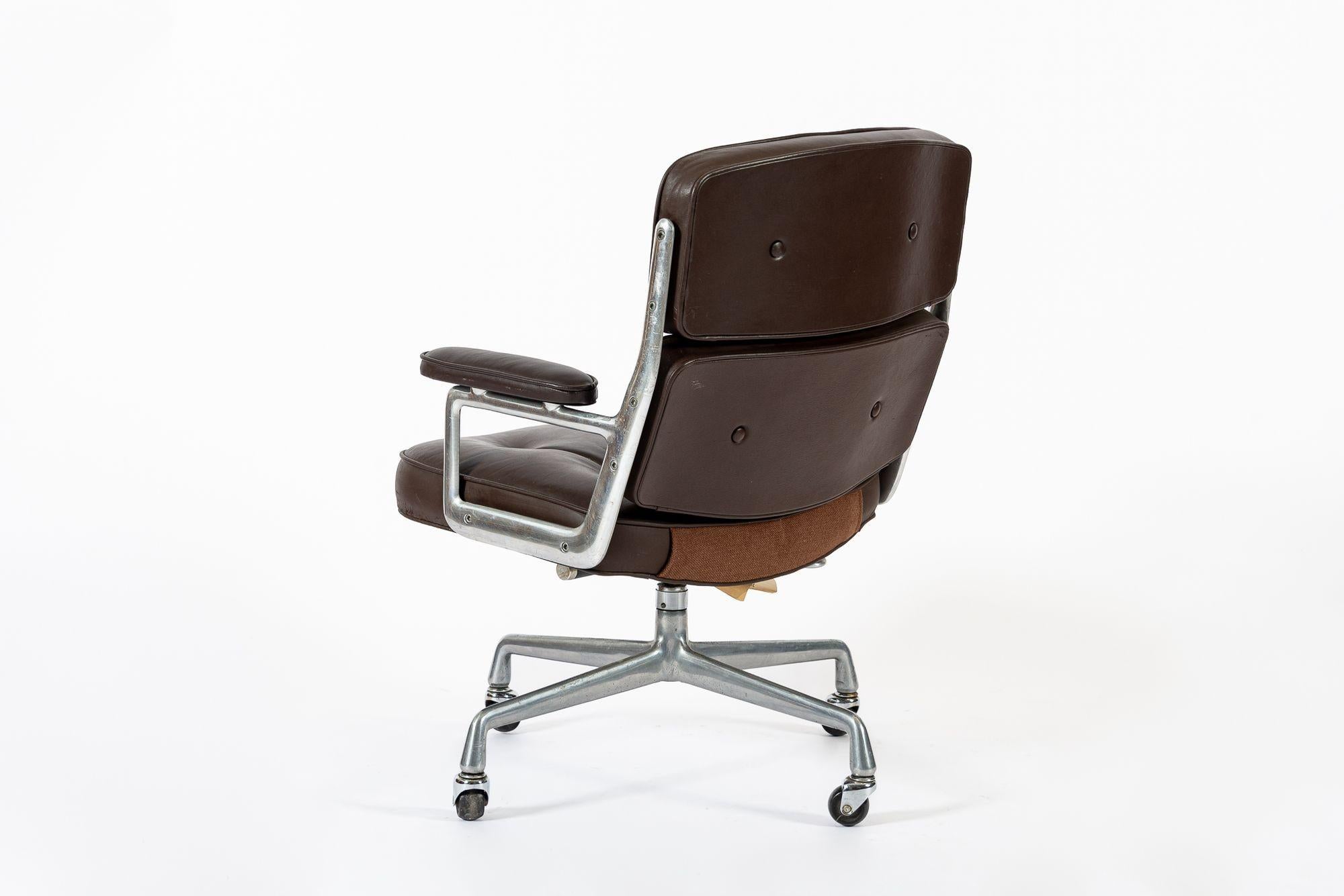 Vintage Eames für Herman Miller Time Life Brown Bürostuhl 1979 im Angebot 8