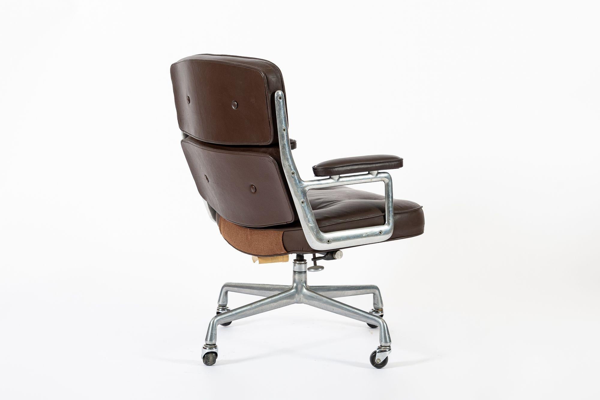 Vintage Eames für Herman Miller Time Life Brown Bürostuhl 1979 im Angebot 9