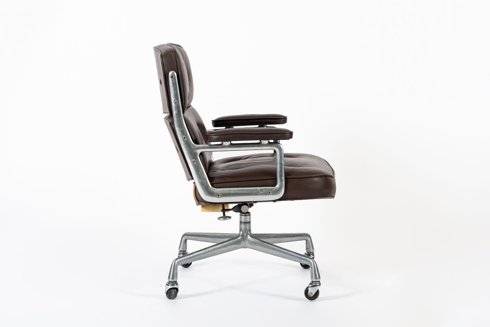 Vintage Eames für Herman Miller Time Life Brown Bürostuhl 1979 im Angebot 10
