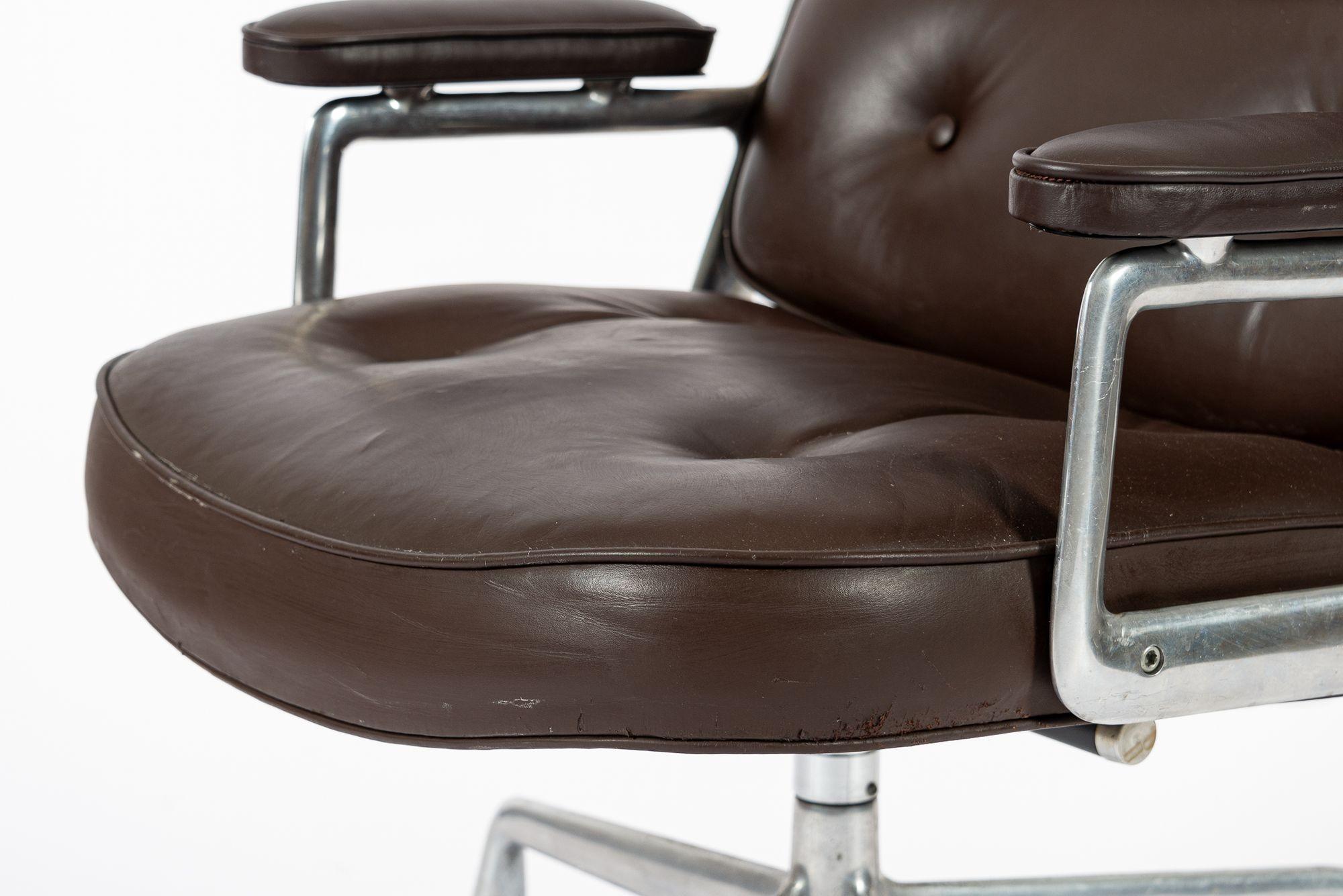 Vintage Eames für Herman Miller Time Life Brown Bürostuhl 1979 im Angebot 1
