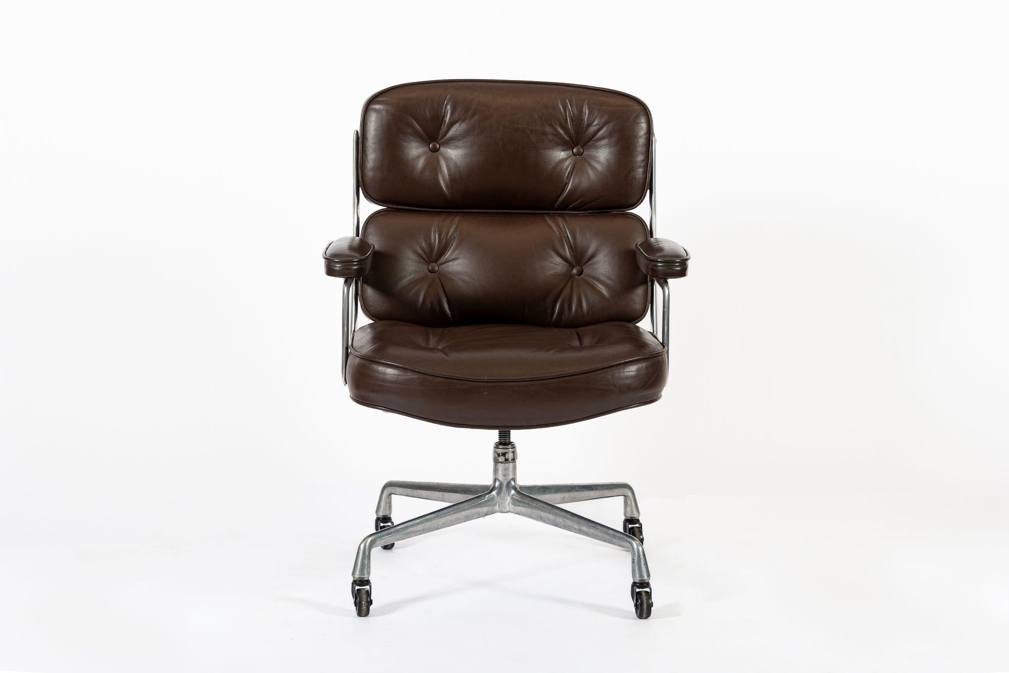 Vintage Eames für Herman Miller Time Life Brown Bürostuhl 1983 im Angebot 4