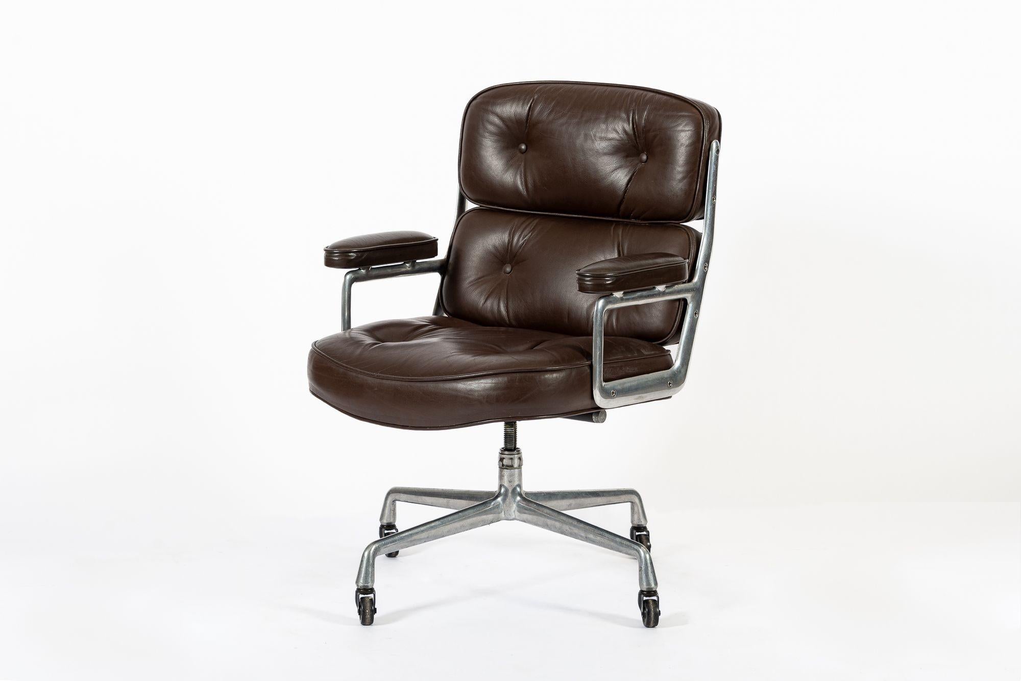 Vintage Eames für Herman Miller Time Life Brown Bürostuhl 1983 (Moderne der Mitte des Jahrhunderts) im Angebot