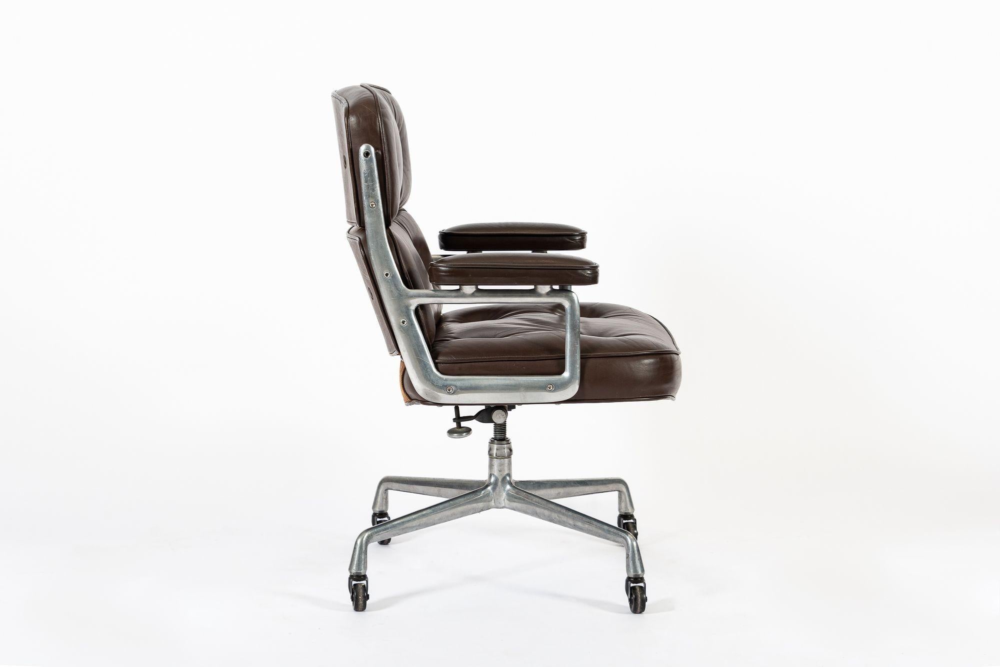 Vintage Eames für Herman Miller Time Life Brown Bürostuhl 1983 im Angebot 1