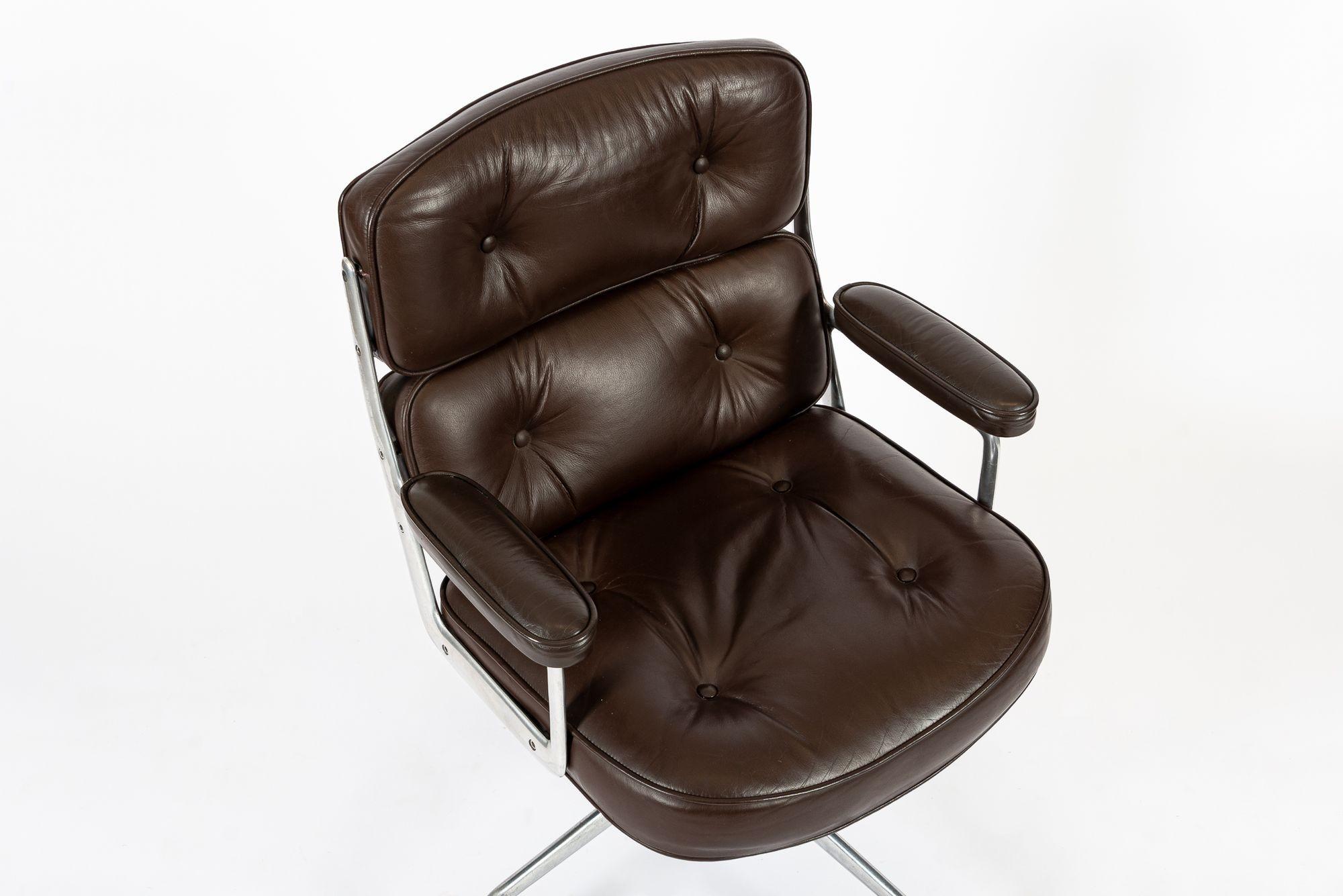 Vintage Eames für Herman Miller Time Life Brown Bürostuhl 1983 im Angebot 2
