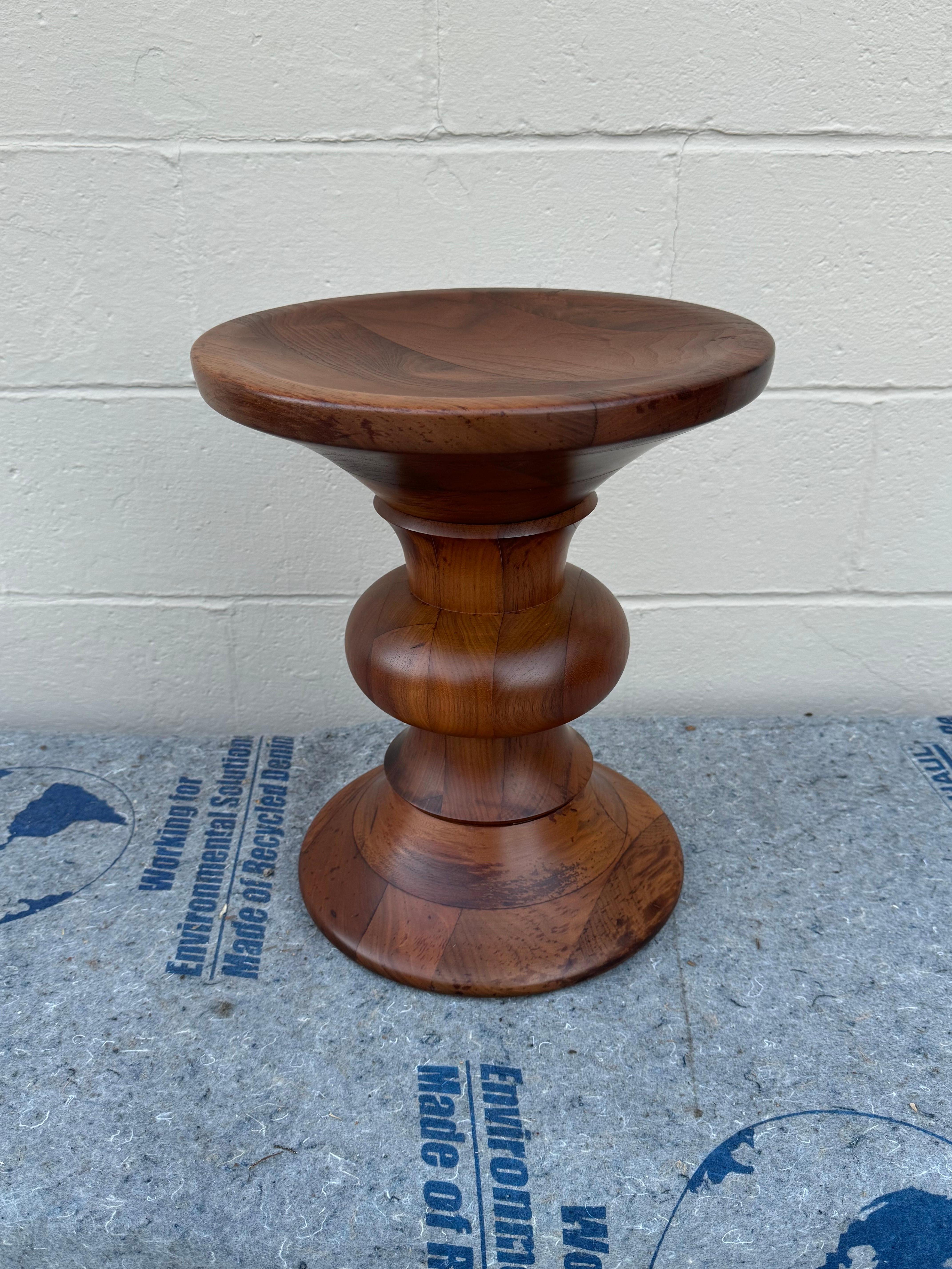 Vintage Eames For Herman Miller, Time Life Walnut Lounge Stool - Model B 5